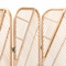 Bali & Pari Firenze Modern Bohemian Natural Brown Rattan Room Divider 236-13258-ZORO - alternate 5